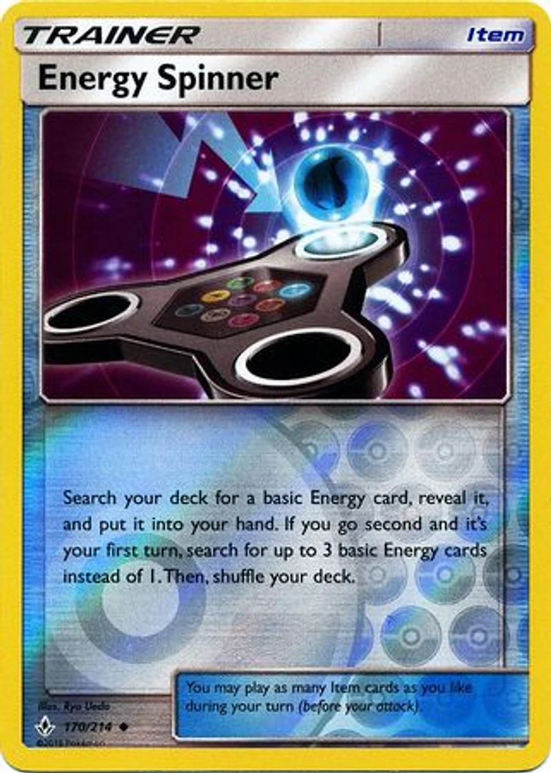 Energy Spinner - 170/214 - Uncommon - Reverse Holo