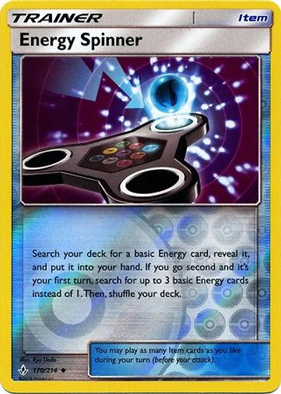 Energy Spinner - 170/214 - Uncommon - Reverse Holo
