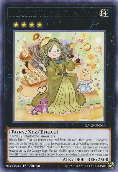 Madolche Teacher Glassouffle - DANE-EN039 - Rare - 1st Edition