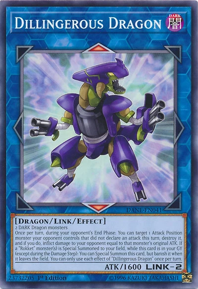 Dillingerous Dragon - DANE-EN041 - Common - 1st Edition