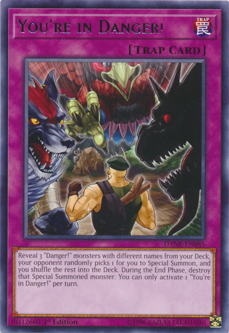 You're in Danger! - DANE-EN085 - Rare - 1st Edition