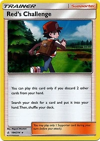 Red's Challenge - 184/214 - Rare - Non-Holo Unbroken Bonds Build & Battle Box Exclusive