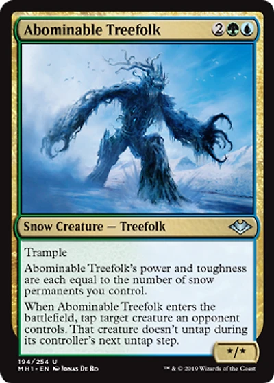 Abominable Treefolk