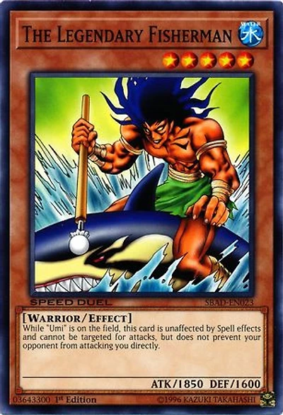 The Legendary Fisherman - SBAD-EN023 - Common - 1st Edition