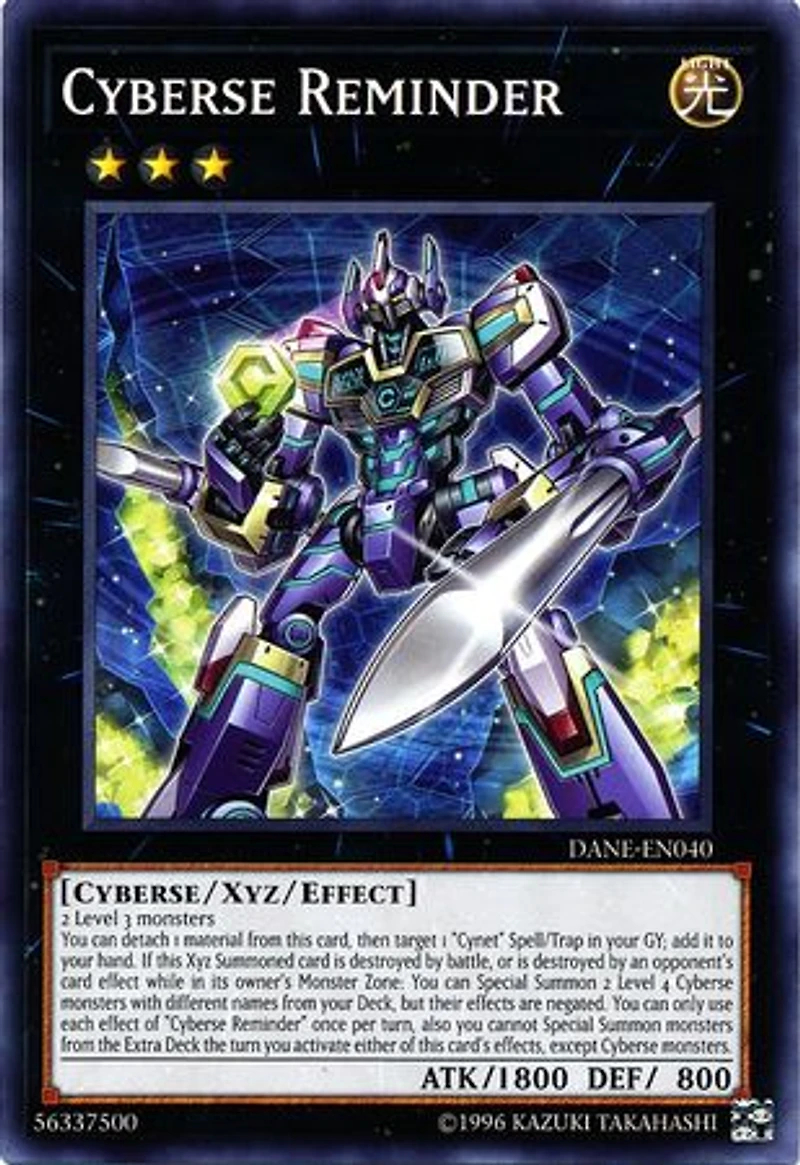 Cyberse Reminder - DANE-EN040 - Common - Unlimited Edition
