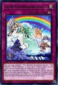 The Weather Rainbowed Canvas - DANE-EN073 - Rare - Unlimited Edition