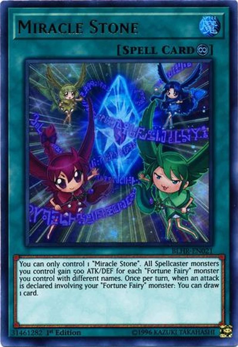 Miracle Stone - BLHR-EN021 - Ultra Rare - 1st Edition