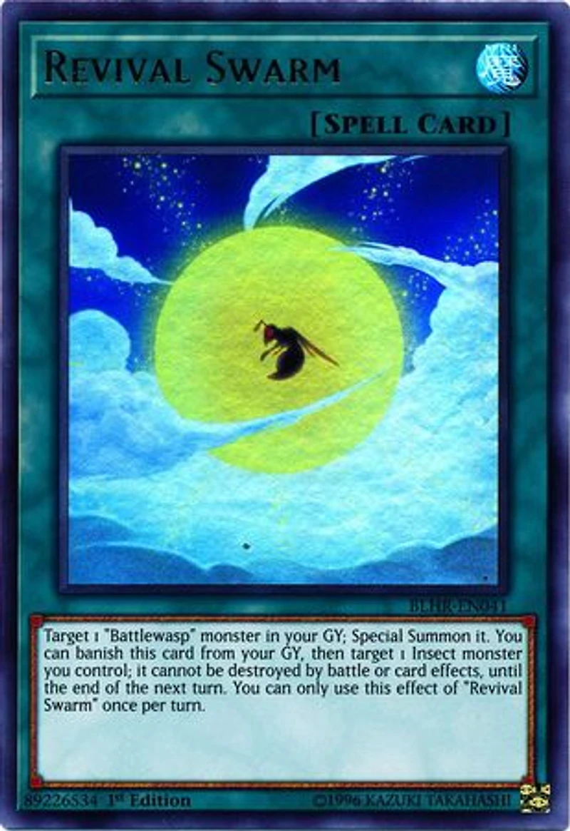 Revival Swarm - BLHR-EN041 Ultra Rare 1st Edition