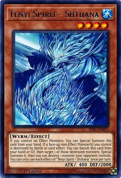 Tenyi Spirit - Shthana - RIRA-EN013 - Rare - 1st Edition