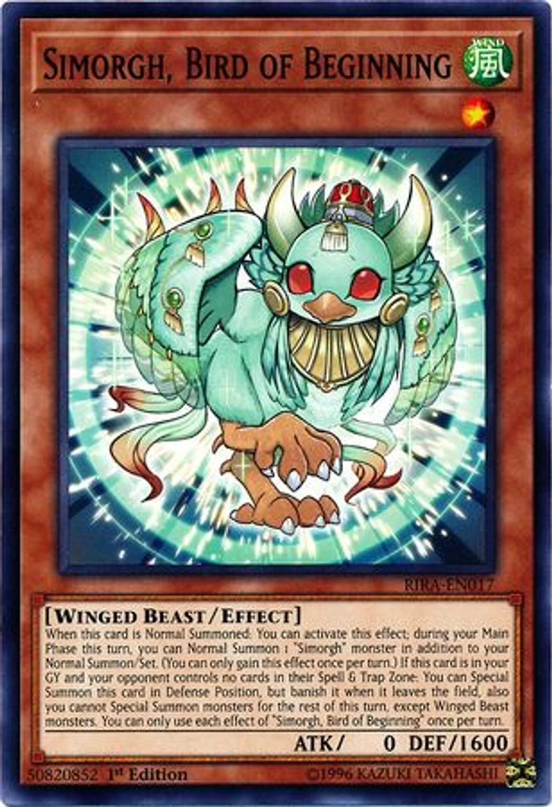 Simorgh, Bird of Beginning - RIRA-EN017 - Common - 1st Edition
