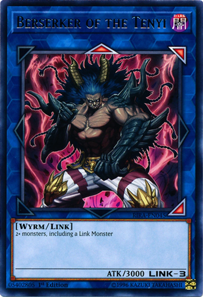 Berserker of the Tenyi - RIRA-EN045 - Rare - 1st Edition