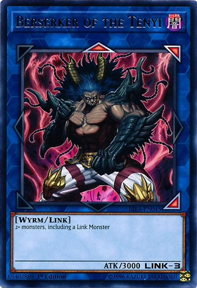 Berserker of the Tenyi - RIRA-EN045 - Rare - 1st Edition