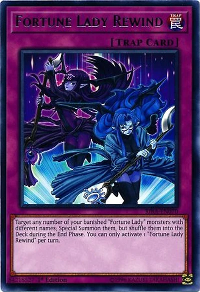 Fortune Lady Rewind - RIRA-EN070 - Rare - 1st Edition