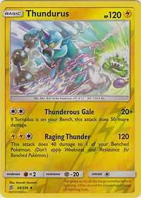 Thundurus - 68/236 - Uncommon - Reverse Holo