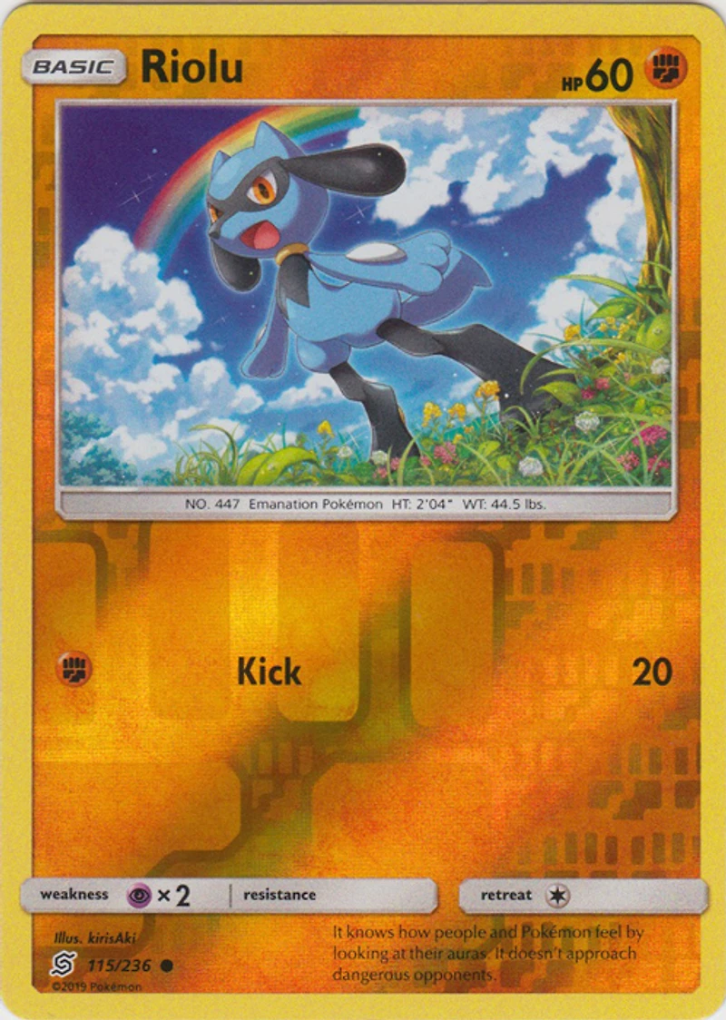 Riolu - 115/236 - Common - Reverse Holo