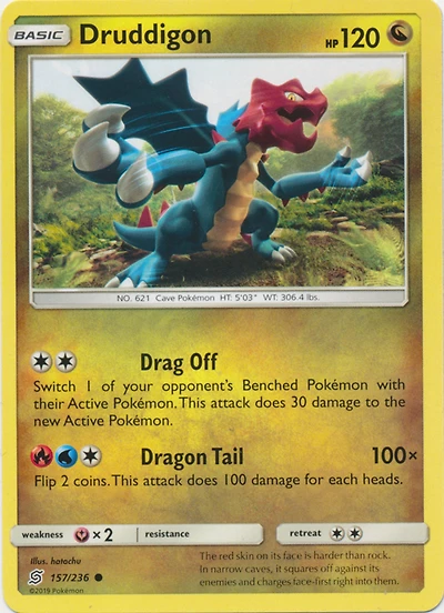 Druddigon - 157/236 - Common
