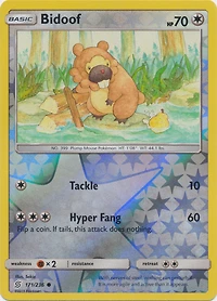 Bidoof - 171/236 - Common - Reverse Holo