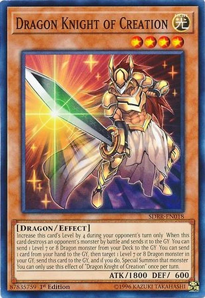 Dragon Knight of Creation - SDRR-EN018 - Common - 1st Edition