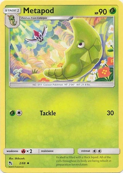 Metapod - 2/68 - Uncommon