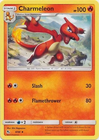 Charmeleon - 8/68 - Uncommon