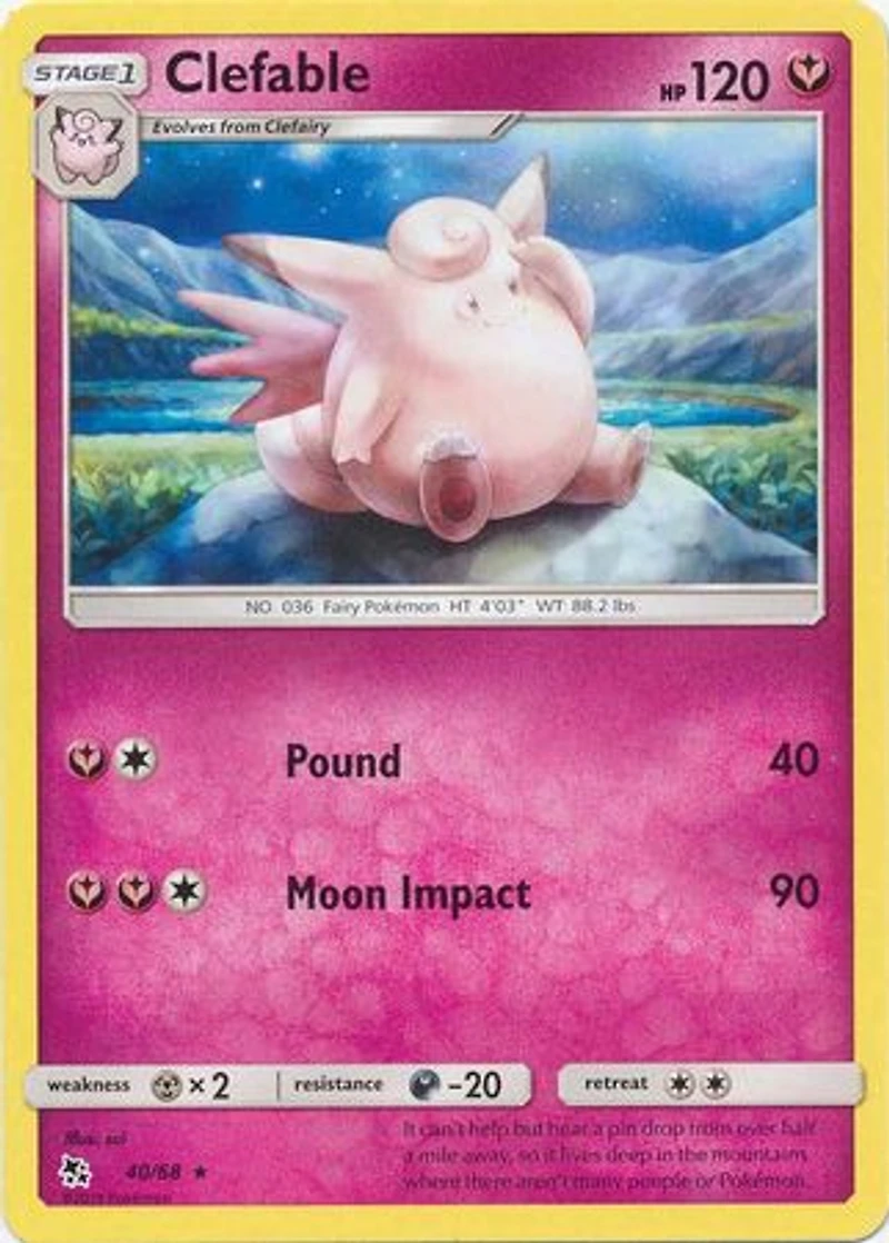 Clefable - 40/68 - Rare