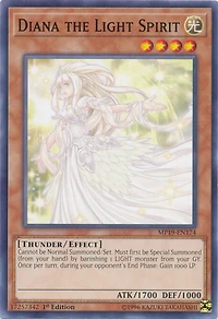 Diana the Light Spirit - MP19-EN174 - Common - 1st Edition
