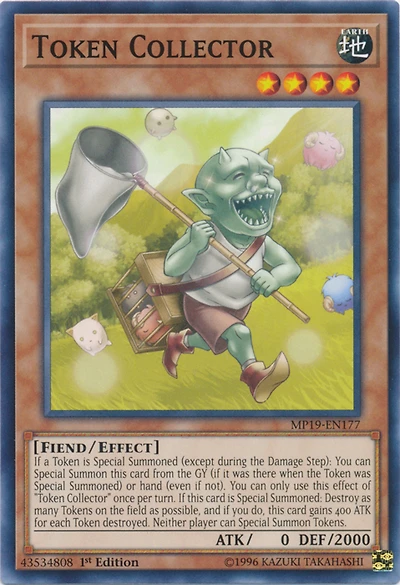 Token Collector - MP19-EN177 - Common - 1st Edition
