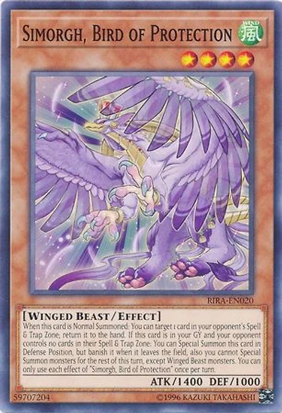 Simorgh, Bird of Protection - RIRA-EN020 - Common - Unlimited Edition