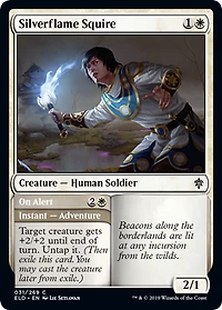 Silverflame Squire // On Alert - Foil