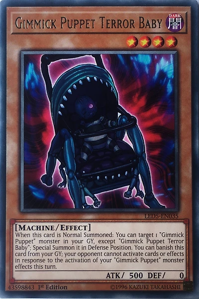Gimmick Puppet Terror Baby - LED5-EN035 - Rare - 1st Edition