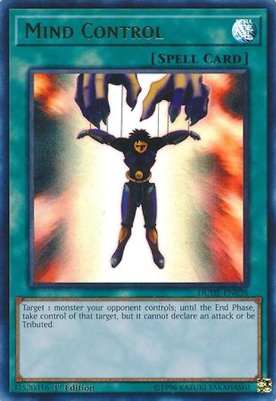 Mind Control - DUDE-EN038 - Ultra Rare - 1st Edition