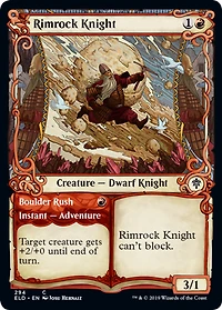 Rimrock Knight // Boulder Rush - Foil - Showcase