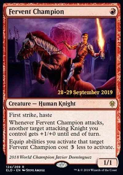 Fervent Champion - Foil Prerelease Promo