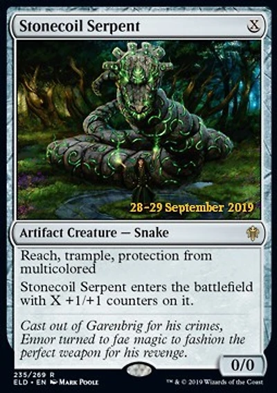 Stonecoil Serpent - Foil Prerelease Promo