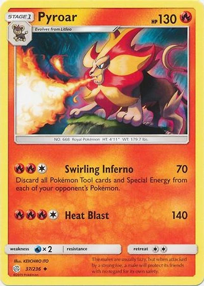 Pyroar - 37/236 - Uncommon