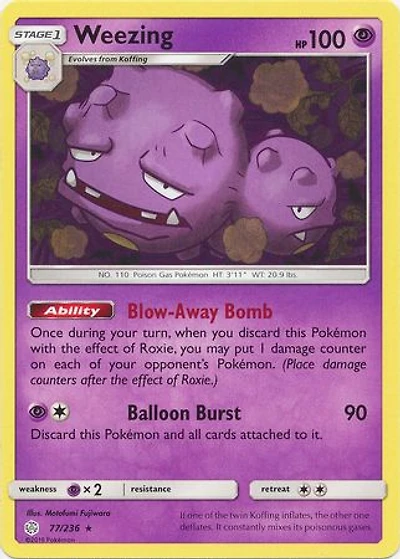 Weezing - 77/236 - Rare