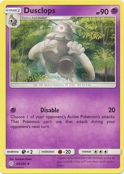 Dusclops - 84/236 Uncommon