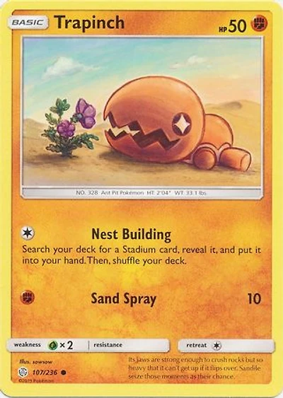 Trapinch - 107/236 - Common