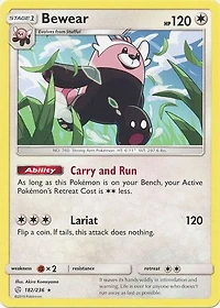 Bewear - 182/236 - Rare