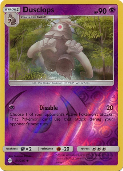 Dusclops - 84/236 - Uncommon - Reverse Holo