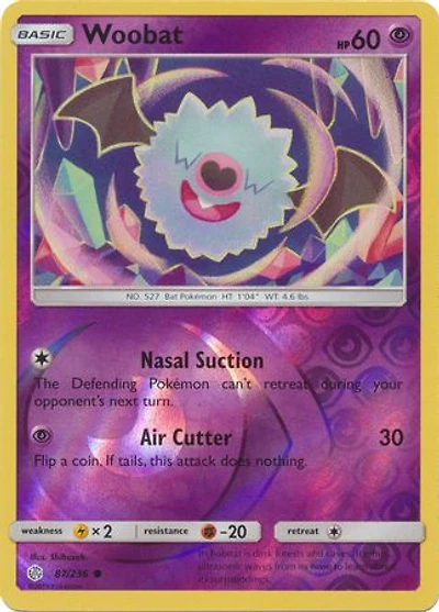 Woobat - 87/236 Common Reverse Holo