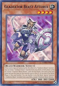 Gladiator Beast Attorix - CHIM-EN012 - Rare - Unlimited Edition
