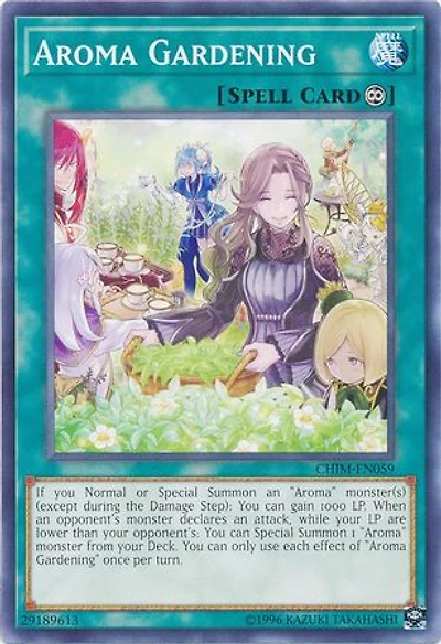 Aroma Gardening - CHIM-EN059 - Common - Unlimited Edition