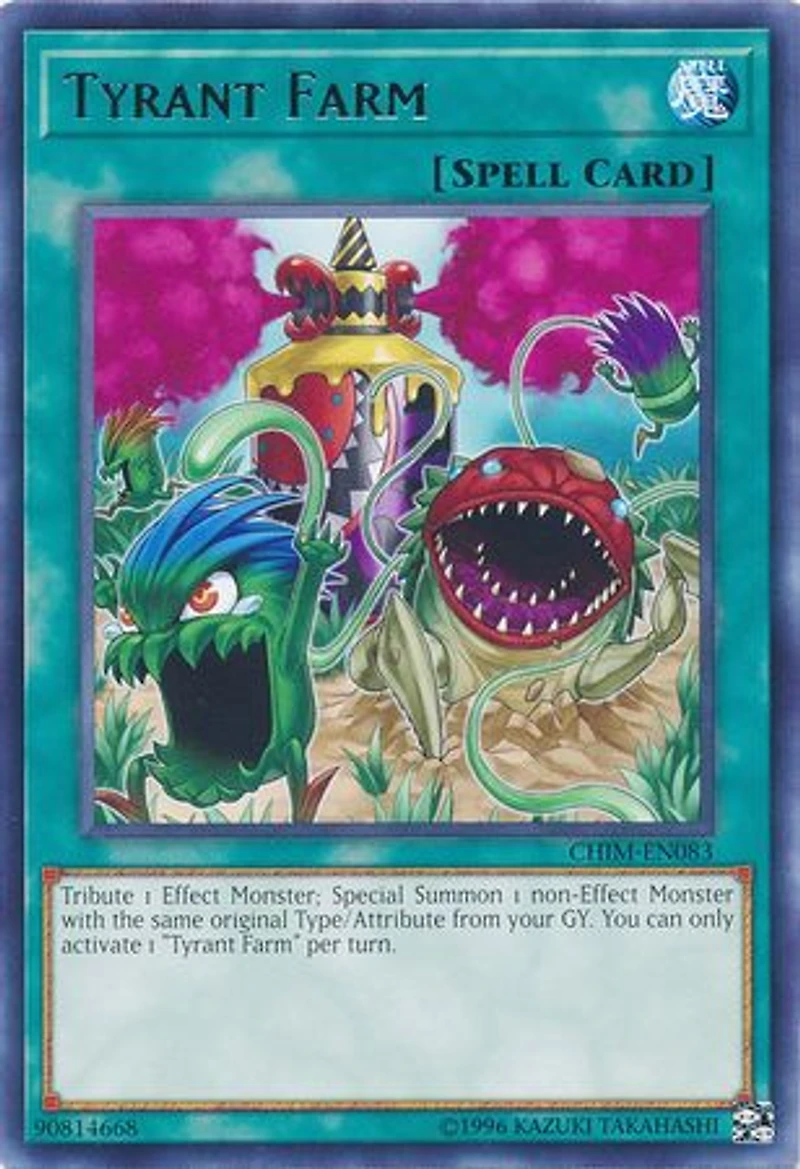 Tyrant Farm - CHIM-EN083 - Rare - Unlimited Edition