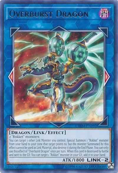 Overburst Dragon - CHIM-EN092 - Rare - Unlimited Edition