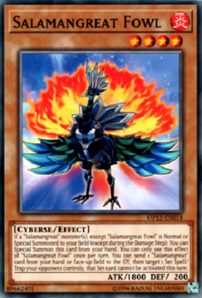 Salamangreat Fowl - OP12-EN018 - Common - Unlimited Edition