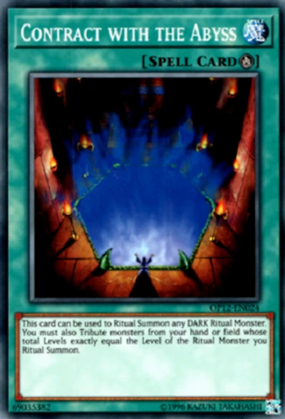 Contract with the Abyss - OP12-EN024 - Common - Unlimited Edition