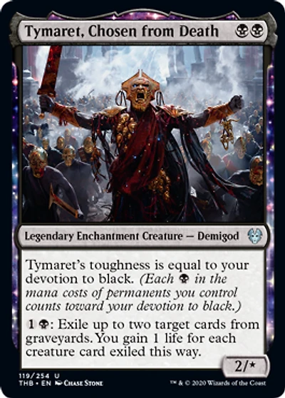 Tymaret, Chosen from Death