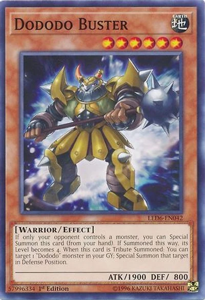 Dododo Buster - LED6-EN042 - Common - 1st Edition