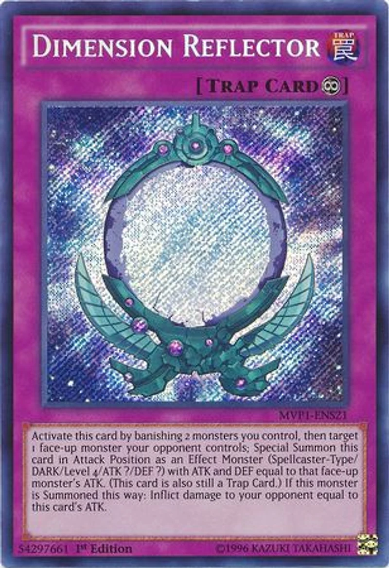 Dimension Reflector - MVP1-ENS21 - Secret Rare - 1st Edition